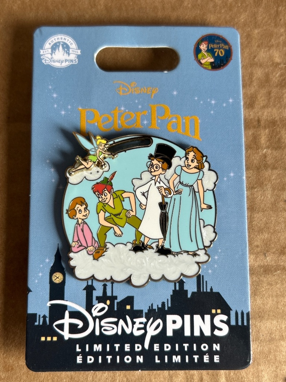 Disney Peter Pan Pin Neverland Wendy Tinkerbell